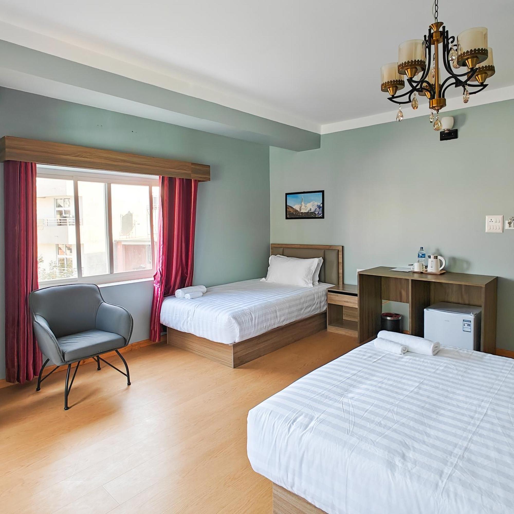 Boudha Apart Hotel Катманду Экстерьер фото